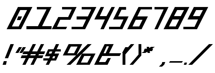 Blue July ExtraBold Шрифта ДРУГИЕ символов