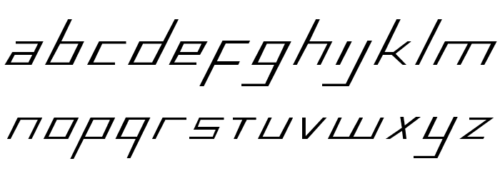 Blue July Font LOWERCASE