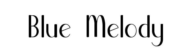 Blue Melody Font