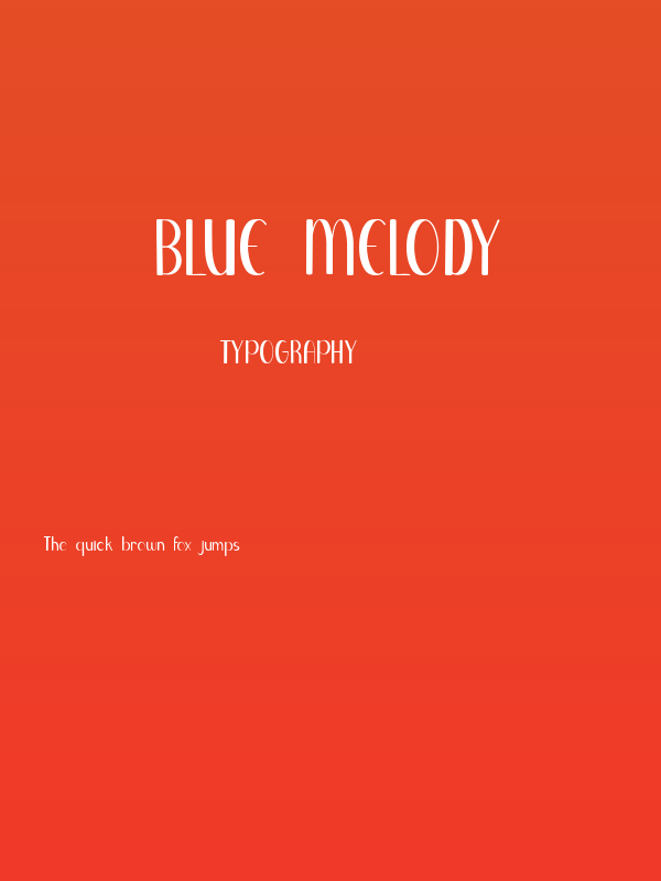 Blue Melody Poster