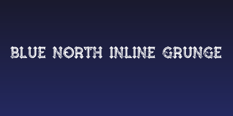 Blue North Inline Grunge Social Header