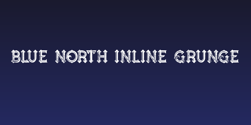 Blue North Inline Grunge Social Header