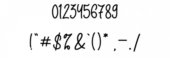 Blue Note - Personal Use フォント その他の文字