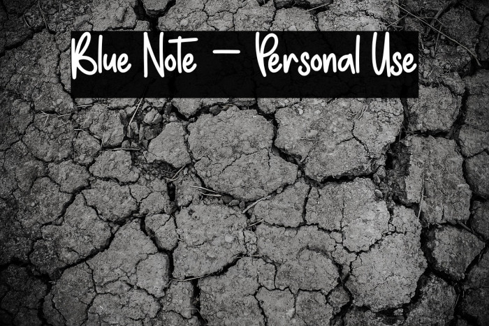 Blue Note - Personal Use Example 1
