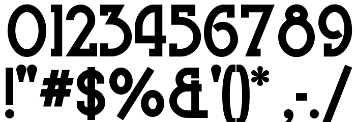 Blue Plate Special NF Font Alte caractere