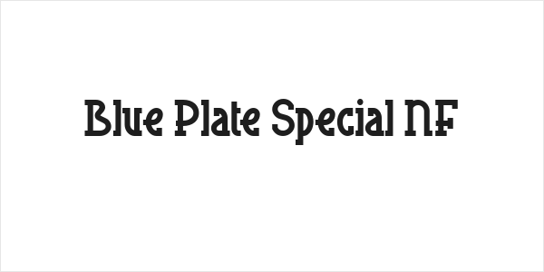 Blue Plate Special NF Logo