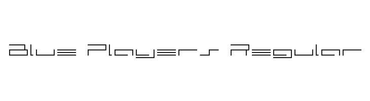 Blue Players Regular  Frei Schriftart Herunterladen