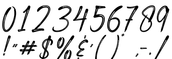 Blue River Font OTHER CHARS