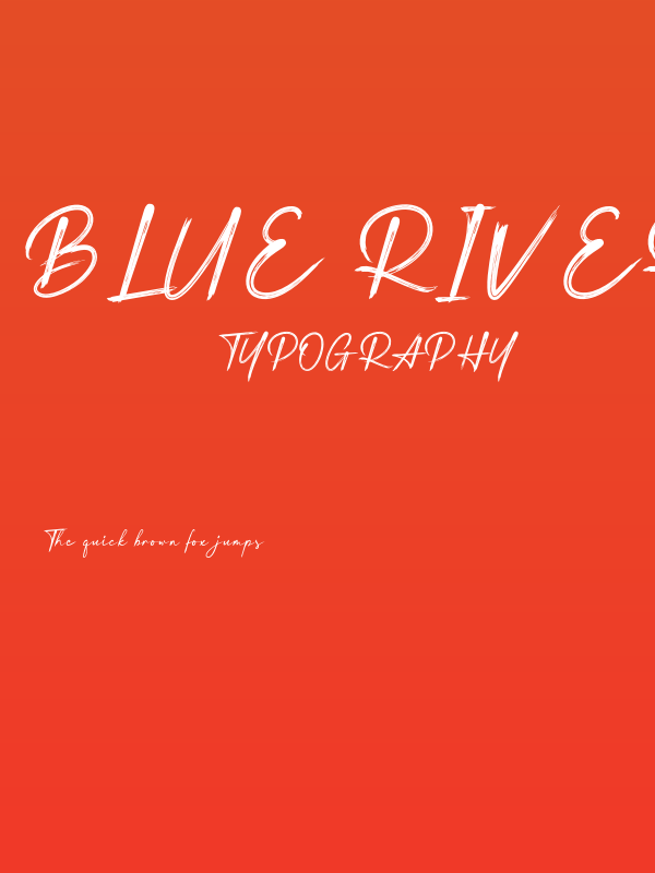 Blue River Poster