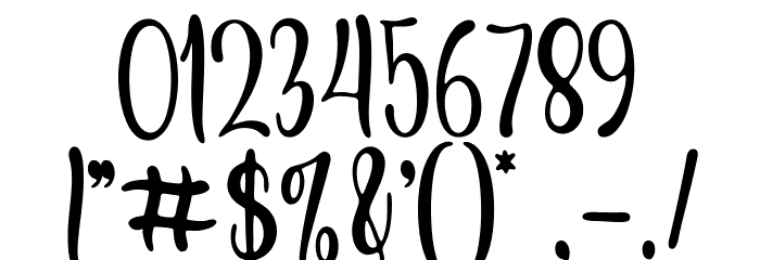 Blue Sapphire Font OTHER CHARS