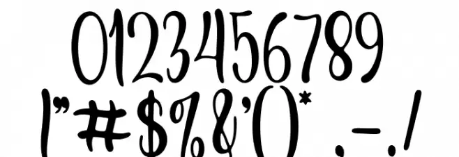 Blue Sapphire Font OTHER CHARS