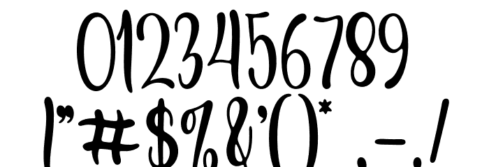Blue Sapphire Font OTHER CHARS
