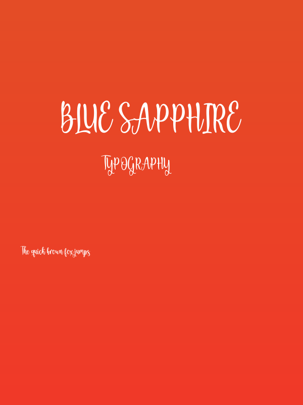 Blue Sapphire Poster