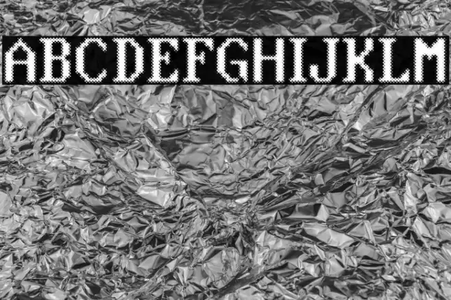 Blue Screen Personal Use Regular Font examples