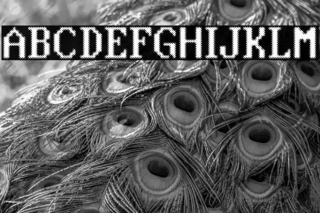 Blue Screen Personal Use Regular Font examples