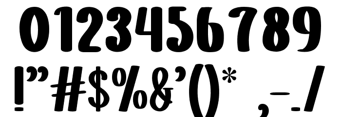 Blue Sea Font OTHER CHARS