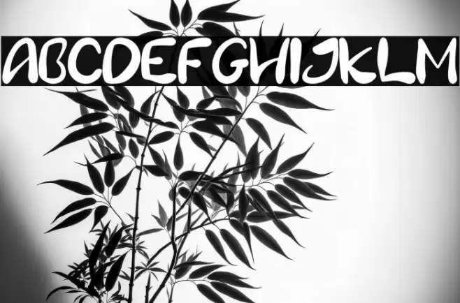 Blue Sky demo Font examples