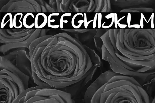 Blue Sky demo Font examples