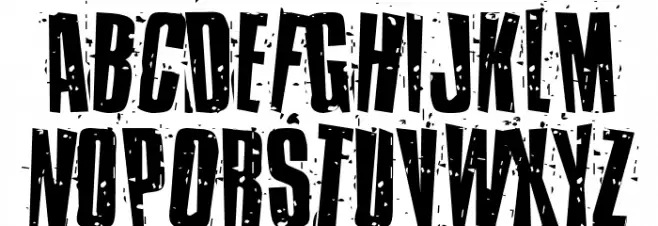 Blue Smolt Dirty Schriftart Groß