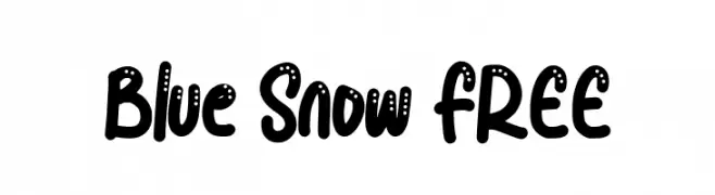 Blue Snow FREE  Descarca Fonturi Gratis