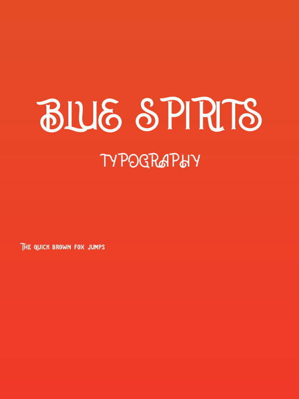 Blue Spirits Poster