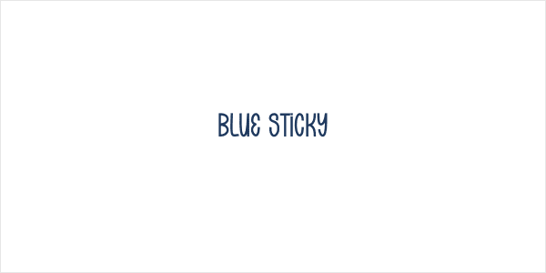 Blue Sticky Logo