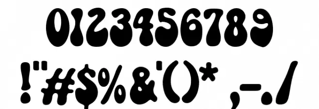 Blue Sugar Groovy Caratteri ALTRI CARATTERI