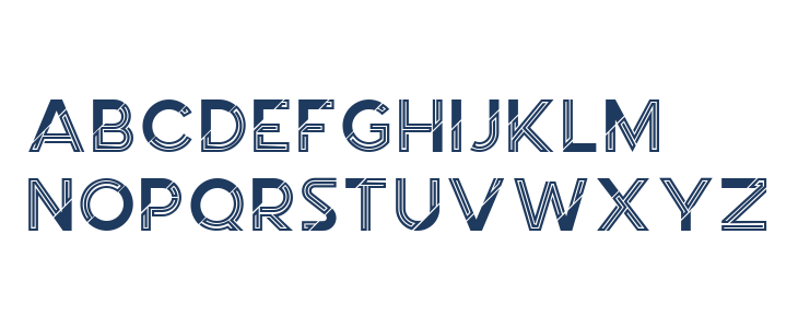 Blue Venom Regular Uppercase