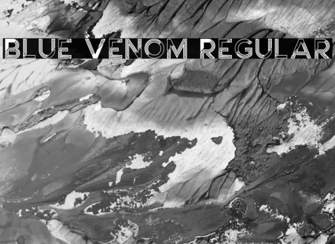 Blue Venom Regular Fuentes examples