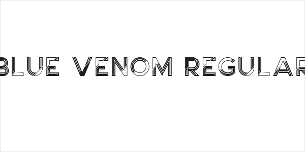 Blue Venom Regular Logo