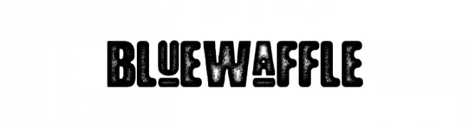 Blue Waffle  नि: शुल्क फ़ॉन्ट्स डाउनलोड