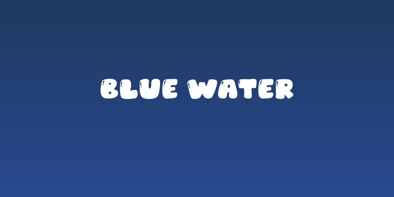 Blue Water Social Header