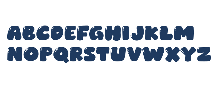 Blue Water Lowercase