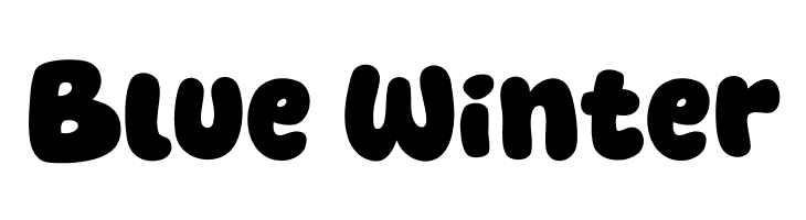 Blue Winter  font caratteri gratis