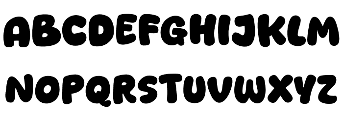 Blue Winter Caratteri MAIUSCOLE