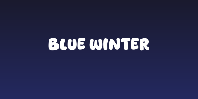 Blue Winter Social Header