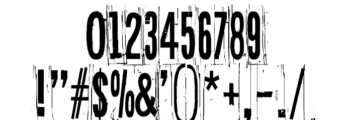 Blue sky, blue grass Font OTHER CHARS