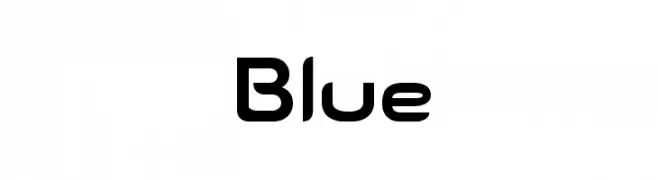 Blue  font caratteri gratis