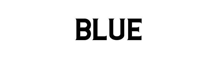 Blue  フリーフォントのダウンロード