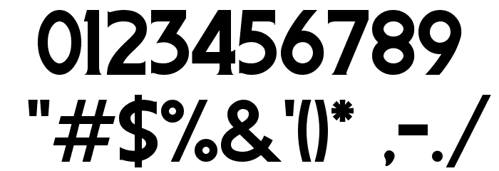Blue Font OTHER CHARS