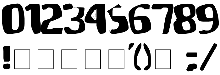 BlueArsenalOne Font OTHER CHARS