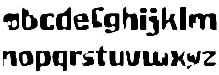 BlueArsenalOne Font LOWERCASE