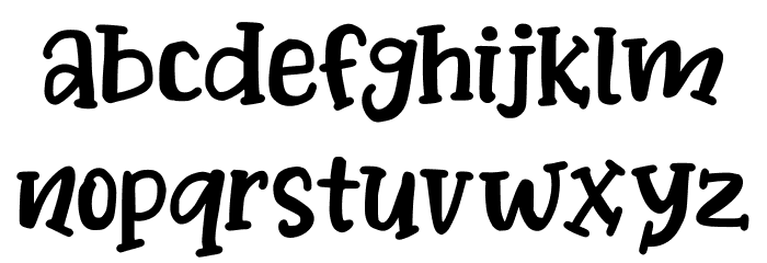 BlueBucket Font LOWERCASE