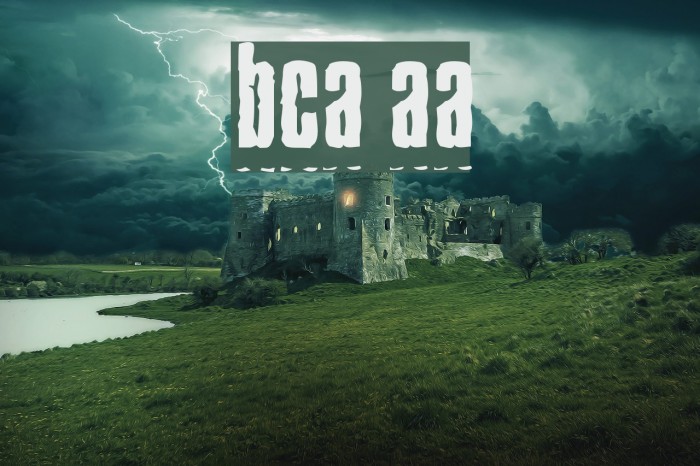 BlueCake Autospaced Font examples