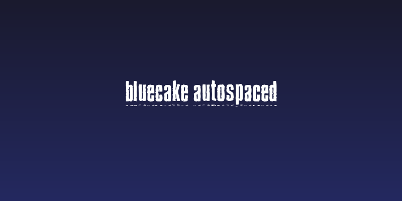 BlueCake Autospaced Social Header