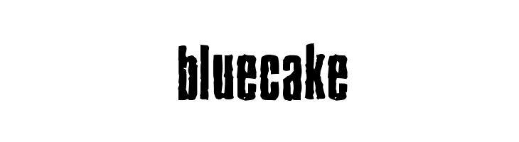 BlueCake  Free Fonts Download