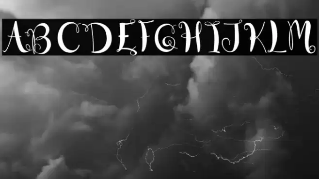 BlueEyes Font examples