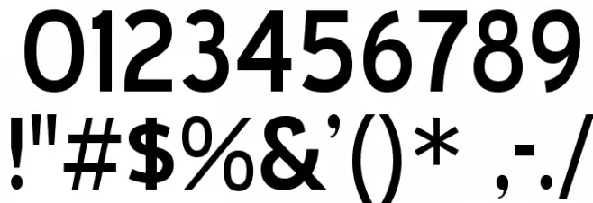 BlueHighway-Regular Font OTHER CHARS