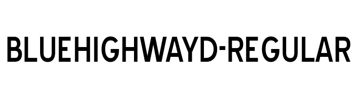 BlueHighwayD-Regular  नि: शुल्क फ़ॉन्ट्स डाउनलोड
