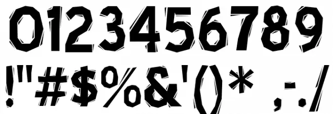 BlueHighwayLinocut-Regular Font OTHER CHARS